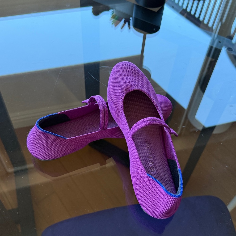 Rothy's The Square Mary Jane - Wild Orchid Size 6.5